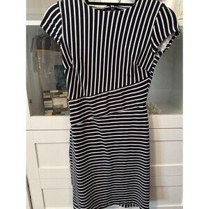 Banana Republic Navy & White Dress – Size 0P (Petite XS)